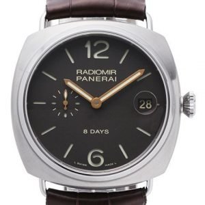 Panerai Historic Radiomir 8 Days Pam 346 Kello Ruskea / Nahka