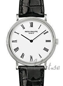 Patek Philippe Calatrava 5120g/001 Kello Valkoinen / Nahka