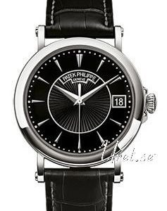 Patek Philippe Calatrava 5153g Kello Musta / Nahka