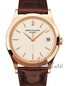 Patek Philippe Calatrava 5296r/010 Kello Hopea / Nahka