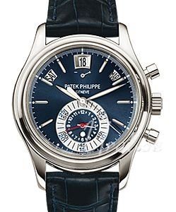 Patek Philippe Complicated 5960p/015 Kello Sininen / Nahka