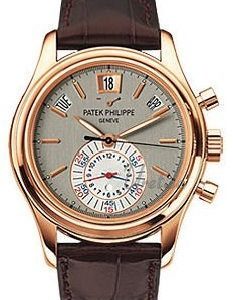 Patek Philippe Complicated 5960r/001 Kello Harmaa / Nahka