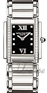 Patek Philippe Twenty~4 4910/10a/001 Kello Musta / Teräs