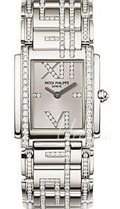 Patek Philippe Twenty~4 4910/48g/001 Kello Hopea / 18k