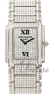 Patek Philippe Twenty~4 4910/51g/001 Kello Timanteilla / 18k