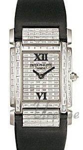 Patek Philippe Twenty~4 4911g/001 Kello Timanteilla / Satiini