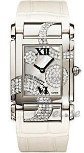 Patek Philippe Twenty~4 4914g/001 Kello Timanteilla / Nahka