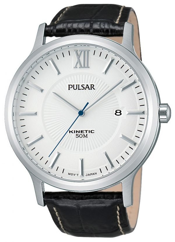 Pulsar Dress Par187x1 Kello Hopea / Nahka