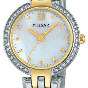 Pulsar Dress Ph8166x1 Kello Valkoinen / Kullansävytetty Teräs