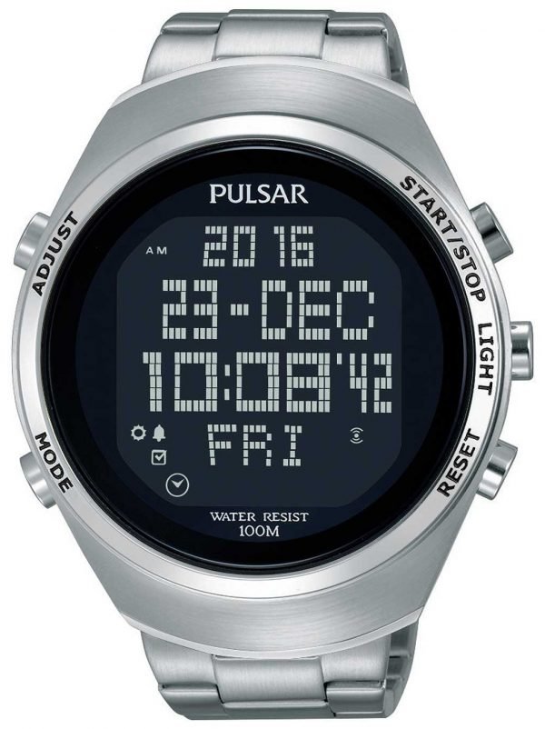 Pulsar Pulsar X Pq2055x1 Kello Lcd / Teräs