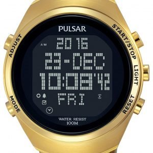 Pulsar Pulsar X Pq2056x1 Kello Lcd / Kullansävytetty Teräs