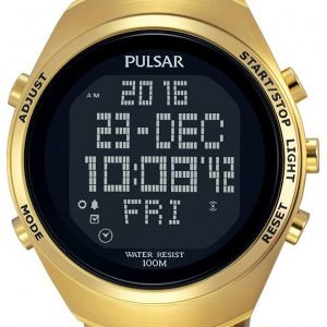 Pulsar Pulsar X Pq2056x1 Kello Lcd / Kullansävytetty Teräs