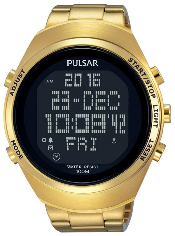 Pulsar Pulsar X Pq2056x1 Kello Lcd / Kullansävytetty Teräs