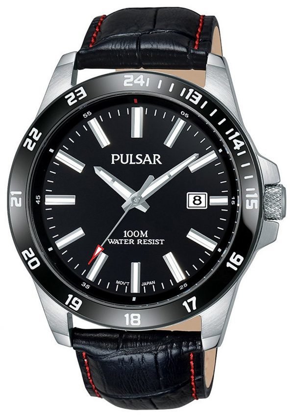 Pulsar Sport Ps9463x1 Kello Musta / Nahka