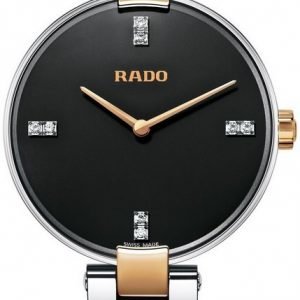 Rado Coupole R22850703 Kello Musta / Punakultasävyinen