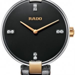 Rado Coupole R22850705 Kello Musta / Nahka