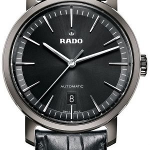 Rado Diamaster R14074175 Kello Musta / Nahka