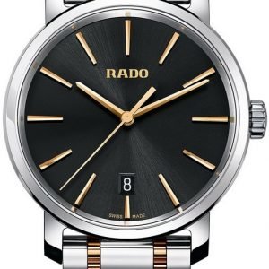 Rado Diamaster R14078163 Kello Musta / Kullansävytetty Teräs