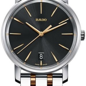 Rado Diamaster R14089163 Kello Musta / Kullansävytetty Teräs