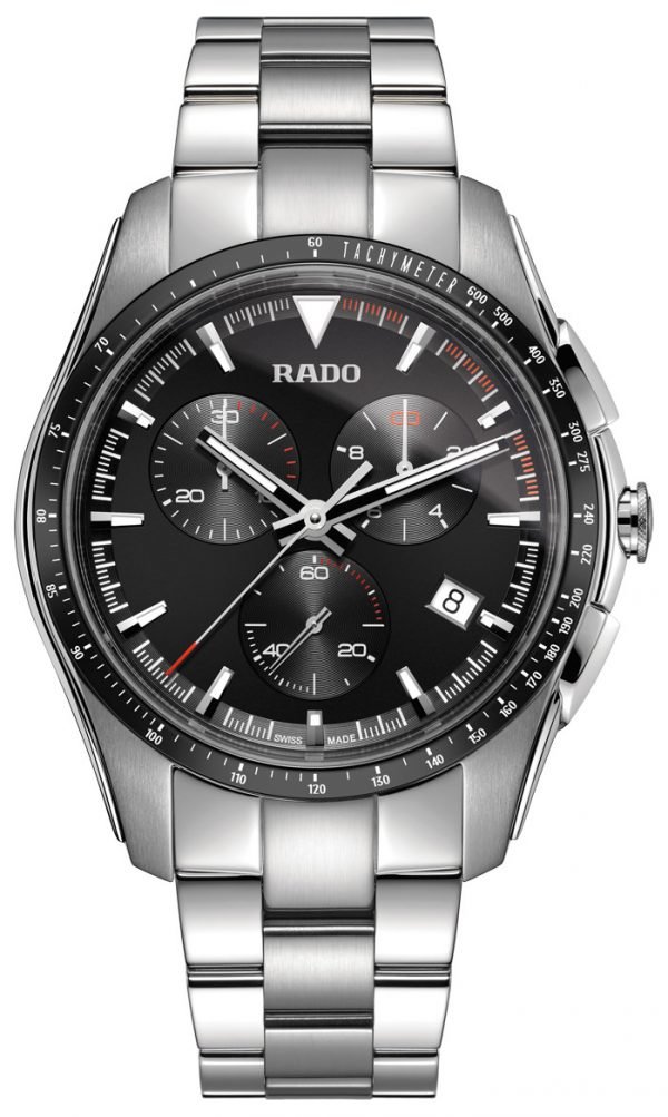 Rado Hyperchrome R32259153 Kello Musta / Teräs