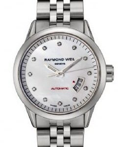 Raymond Weil Freelancer 2430-St-97081 Kello Valkoinen / Teräs