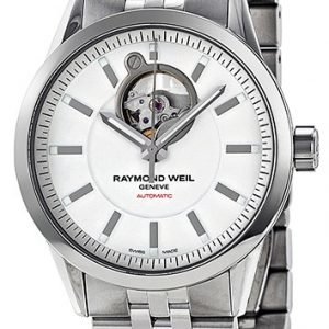 Raymond Weil Freelancer 2710-St-30001 Kello Valkoinen / Teräs