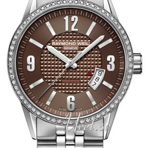 Raymond Weil Freelancer 2730-Sts-05707 Kello Ruskea / Teräs