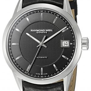 Raymond Weil Freelancer 2740-Stc-20021 Kello Musta / Nahka