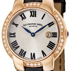 Raymond Weil Jasmine 5229-Pcs-01659 Kello Hopea / Nahka