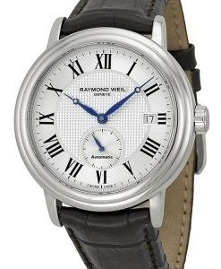 Raymond Weil Maestro 2838-Stc-00659 Kello Hopea / Nahka