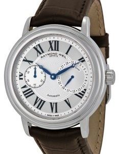 Raymond Weil Maestro 2846-Stc-00659 Kello Hopea / Nahka