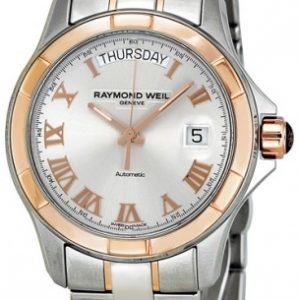 Raymond Weil Parsifal 2965-Sg5-00658 Kello Hopea / Teräs