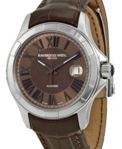 Raymond Weil Parsifal 2970-Stc-00718 Kello Ruskea / Nahka