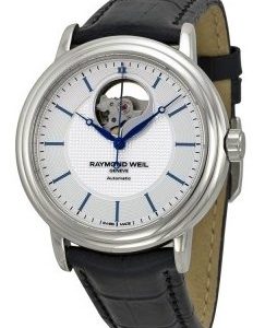 Raymond Weil Raymond Maestro 2827-Stc-65001 Kello Hopea / Nahka