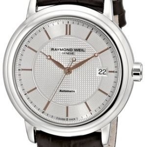 Raymond Weil Raymond Maestro 2837-Sl5-65001 Kello Hopea / Nahka