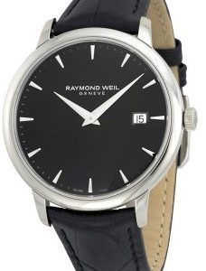 Raymond Weil Raymond Toccata 5488-Stc-20001 Kello Musta / Nahka