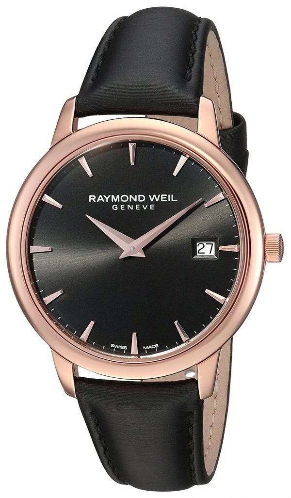 Raymond Weil Toccata 5388-Pc5-20001 Kello Musta / Satiini