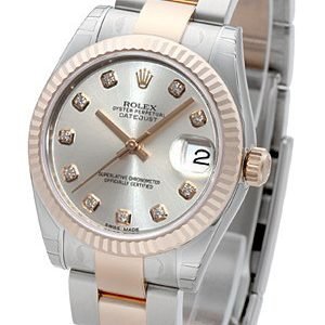 Rolex Datejust 31 178241-0029 Kello Hopea / Teräs