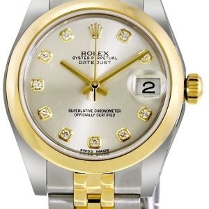 Rolex Datejust 31 178243-0041 Kello Hopea / Teräs