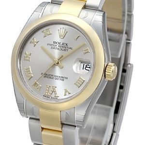 Rolex Datejust 31 178243-0077 Kello Hopea / Teräs