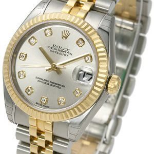 Rolex Datejust 31 178273-0015 Kello Hopea / Teräs