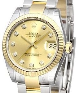 Rolex Datejust 31 178273-0018 Kello Samppanja / Teräs