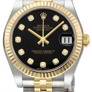 Rolex Datejust 31 178273-0020 Kello Musta / Teräs