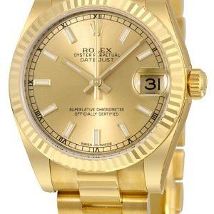 Rolex Datejust 31 178278-0025 Kello Samppanja / 18k Keltakultaa