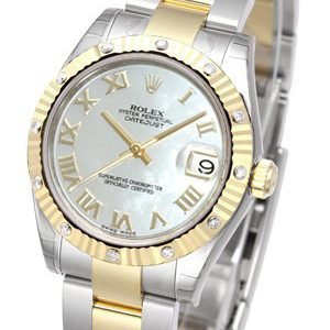 Rolex Datejust 31 178313-0033 Kello Valkoinen / Teräs