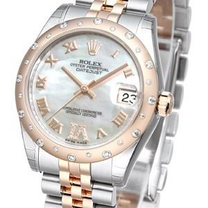 Rolex Datejust 31 178341-0007 Kello Valkoinen / Teräs