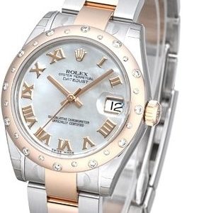 Rolex Datejust 31 178341-0014 Kello Valkoinen / Teräs