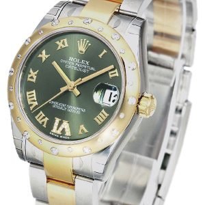 Rolex Datejust 31 178343-0001 Kello Vihreä / Teräs