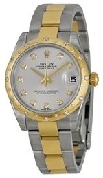 Rolex Datejust 31 178343-0042 Kello Hopea / Teräs