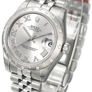 Rolex Datejust 31 178344-0010 Kello Hopea / Teräs